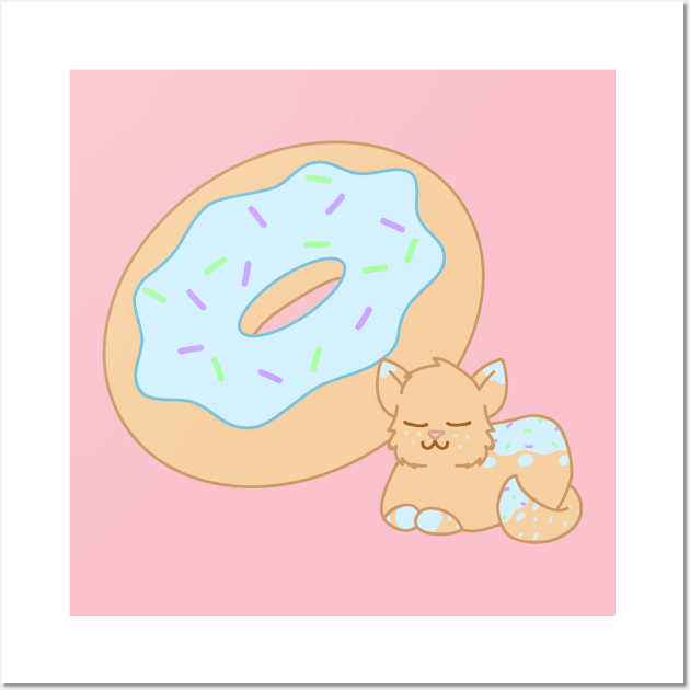 Donut Cat Wall Art by chibifox